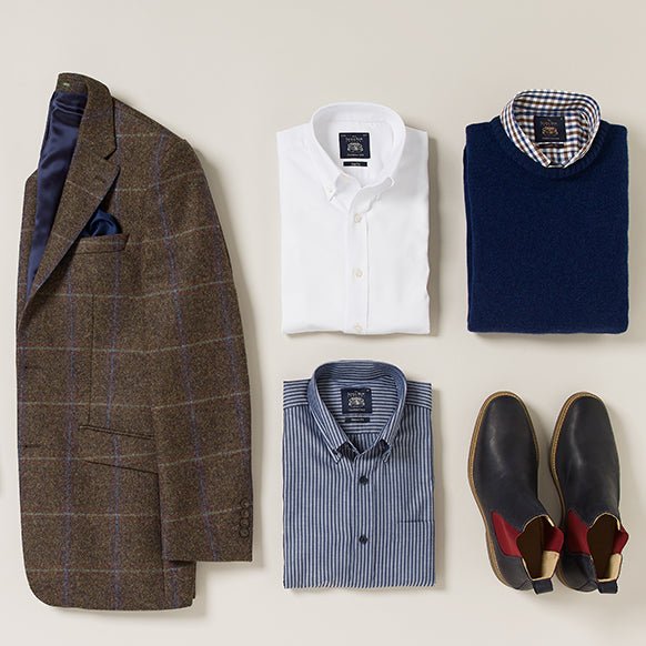 sachin and babi light blue dress Complete Men's Business Casual in Spring Guide + 12 Outfit Examples