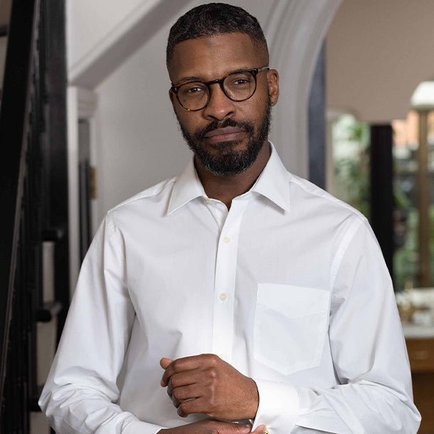 dress shirts with longer sleeves Men's Dress Shirts Formal Business Long Sleeves Slim Fit Elastic Casual Shirts