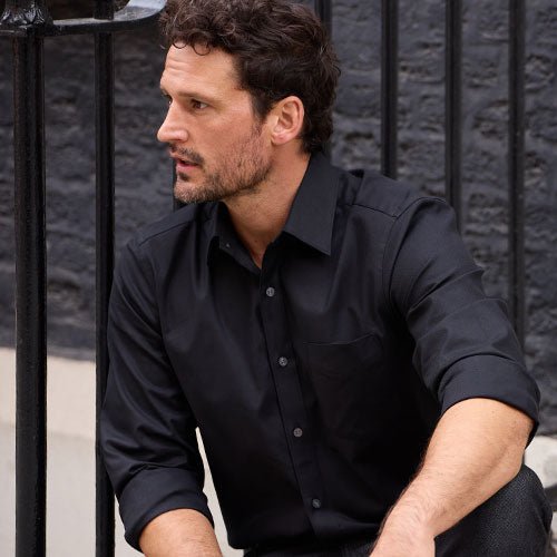 Men's Black Shirts | Casual & Formal Shirts | Savile Row Company Men's Black Shirts | Casual & Formal Shirts | Savile Row Company