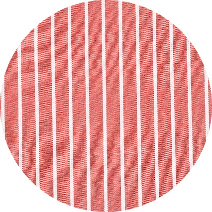 Red White Poplin Stripe Classic Fit Formal Shirt - Double Cuff