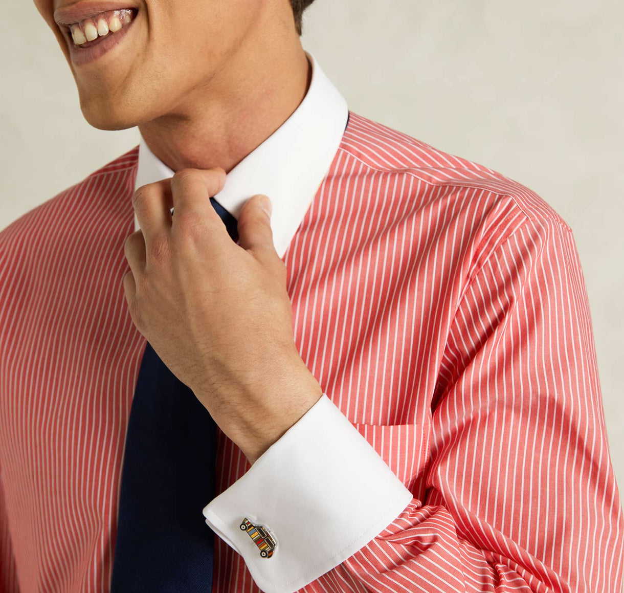 Men's red and white stripe Winchester shirt