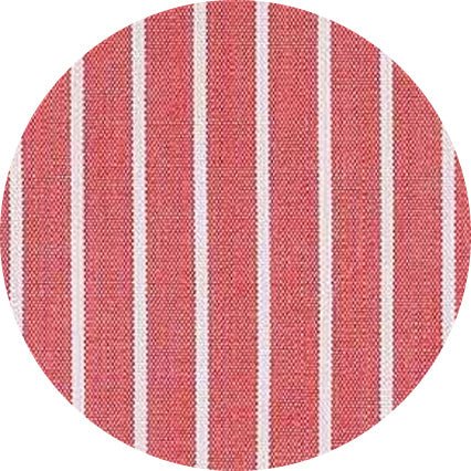 Red White Reverse Stripe Cutaway Collar Slim Fit Formal Shirt - Double Cuff