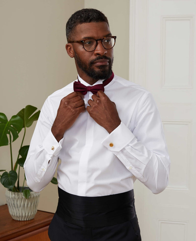 Men's wing collar shirt