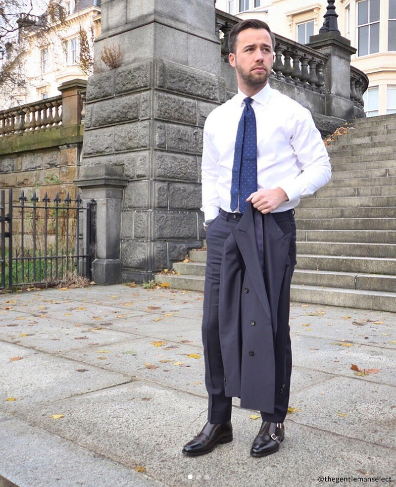 White Slim Fit Cotton Poplin Formal Shirt - Single or Double Cuff