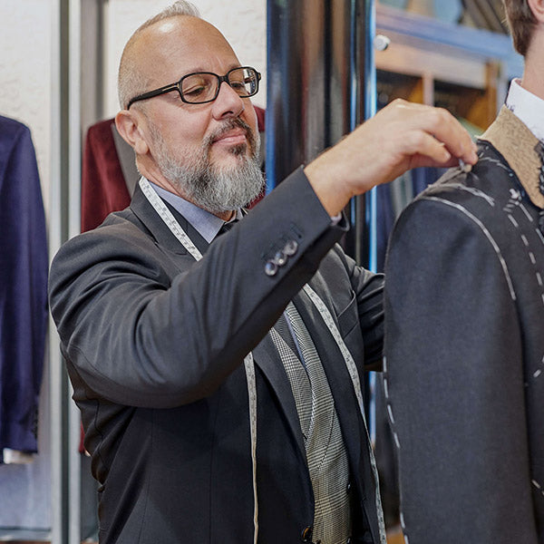 Tailor measuring suit