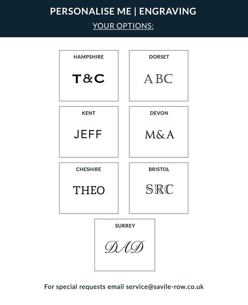 Engraving Options