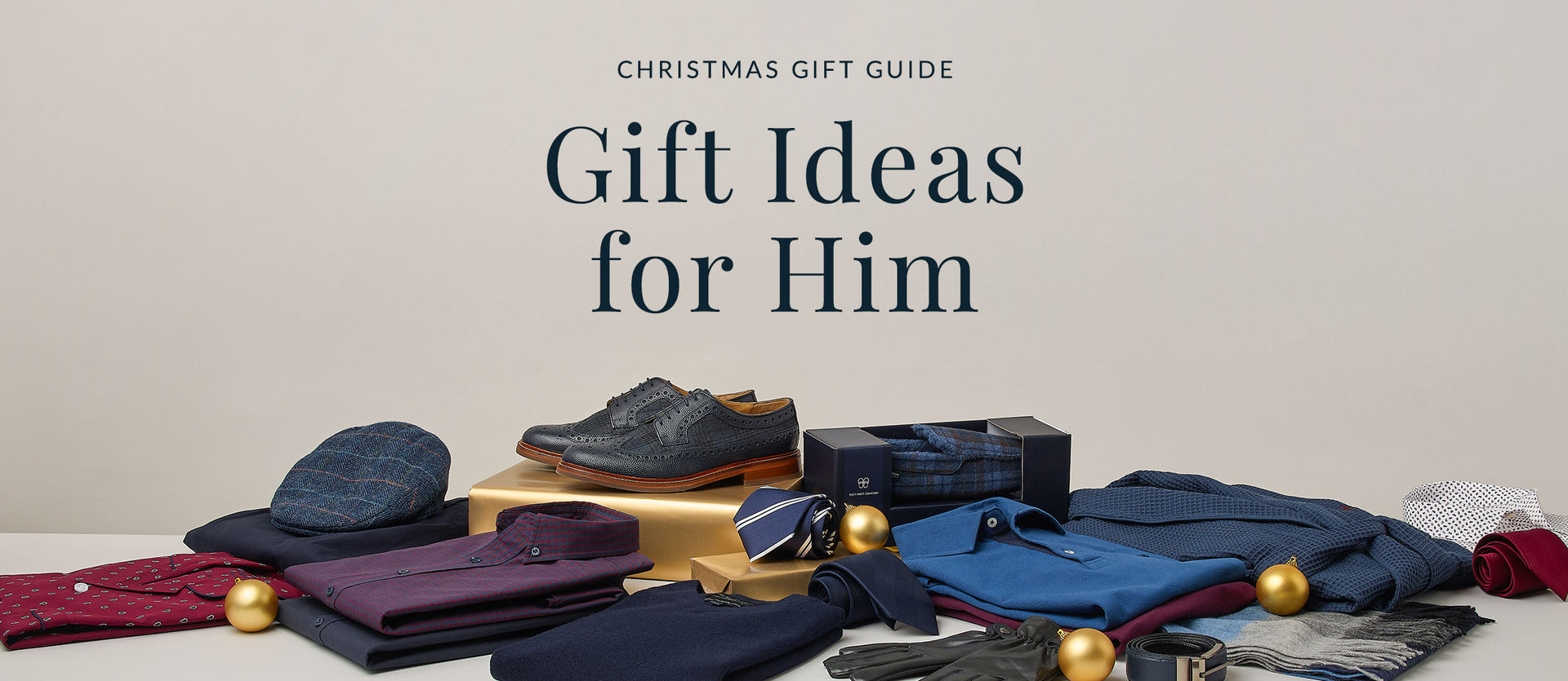 Gift ideas for him Header desk