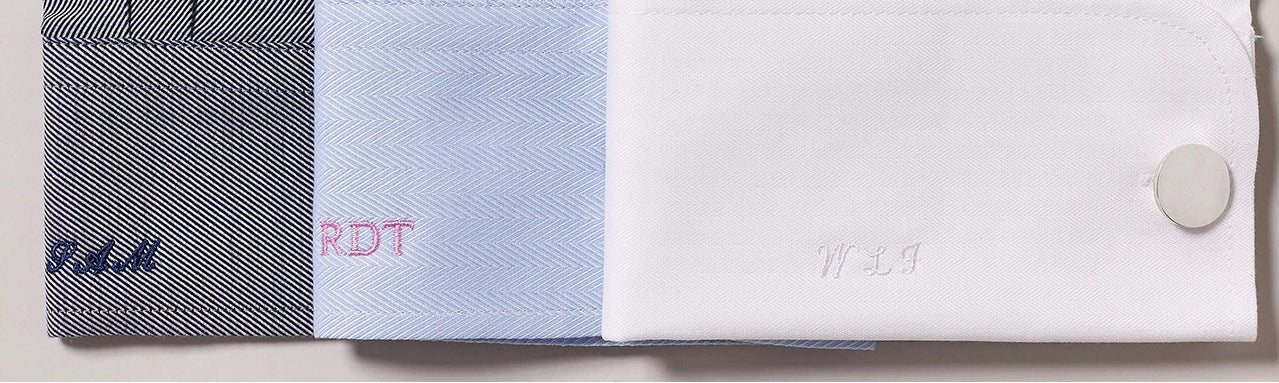 Monogramming header desktop