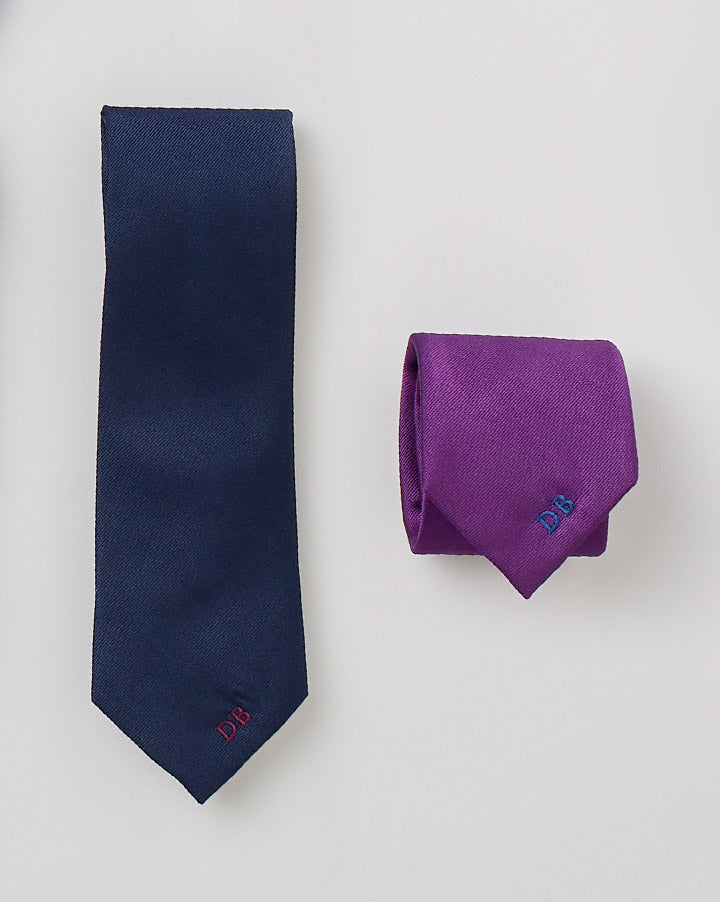 Tie monogramming