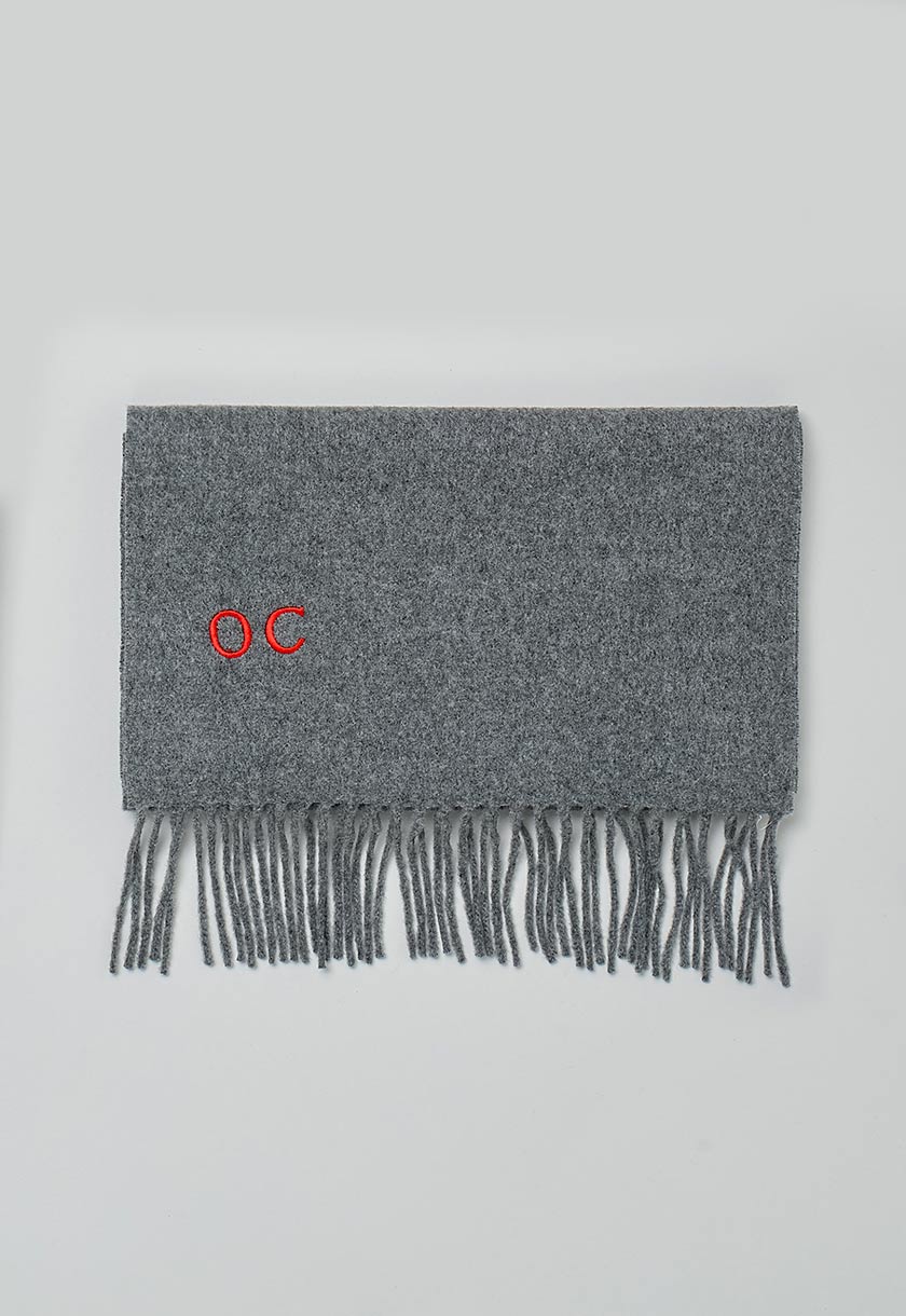 Monogrammed scarf