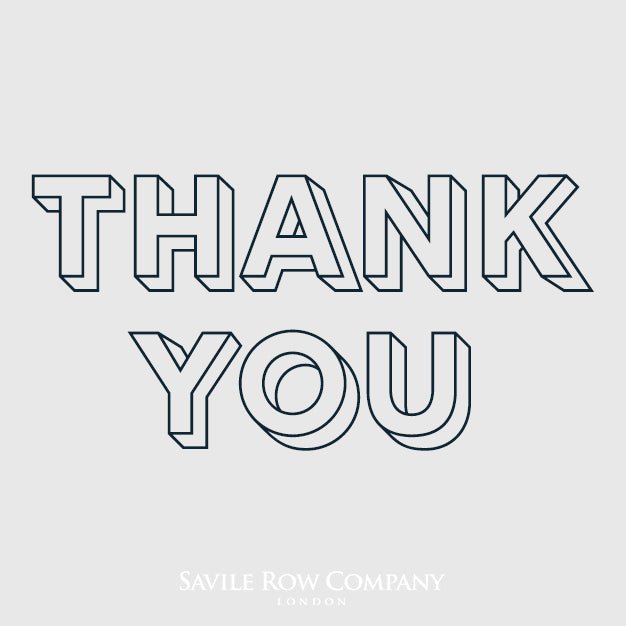 Savile Row Co eVoucher Thank You Option