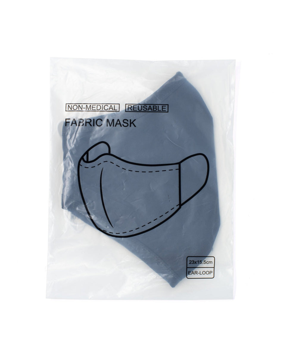 Black Cotton Poplin Face Mask [RTC], view 3