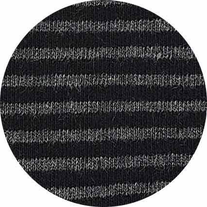Grey Black Stripe Cotton Rich Three Pack Socks, view 2
