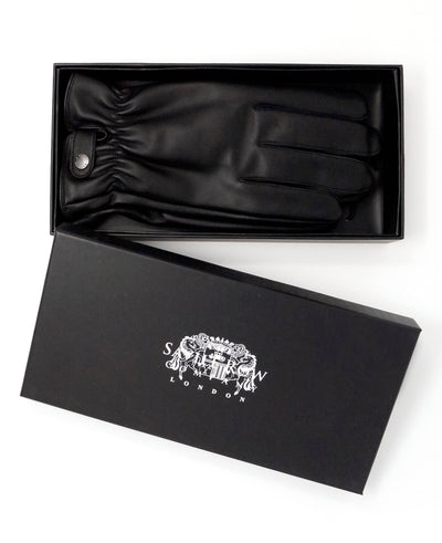 black nappa leather gloves mgv915blk in the box