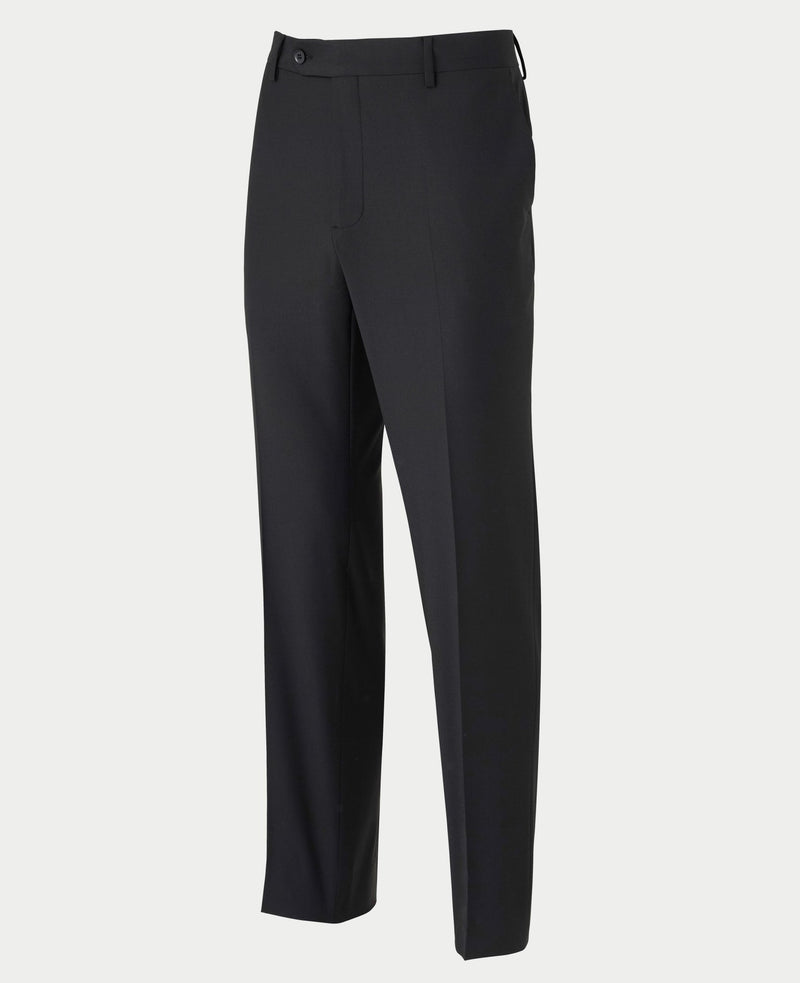 Men's Black Wool Blend Suit Trousers mannequin