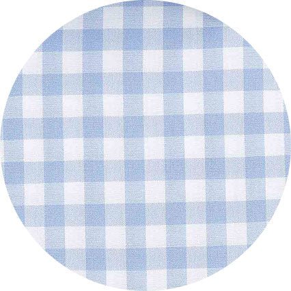 Men's Blue White Cotton Check Classic Fit Winchester Formal Shirt With Double Cuffs fabric swatch