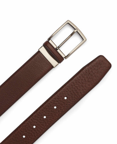 Brown leather belt