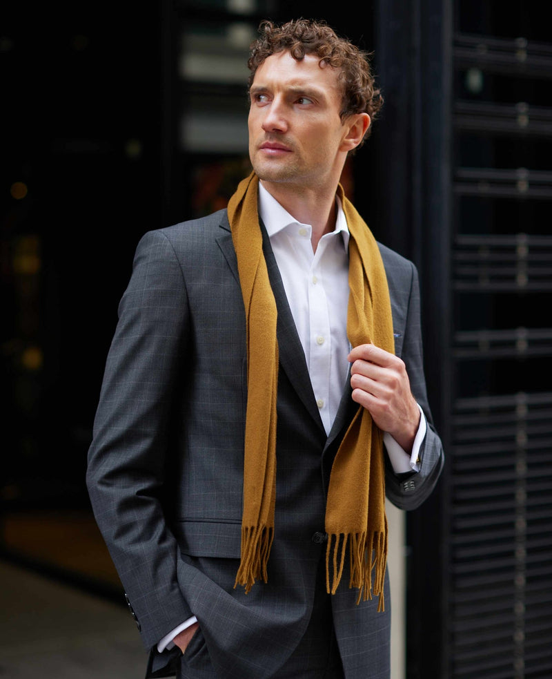 Camel Cashmere Scarf