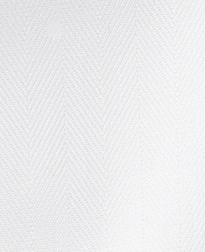 caspar white herringbone made to measure shirt fabric detail