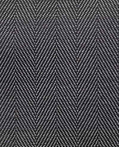 dominic dark grey herringbone made to measure shirt fabric detail