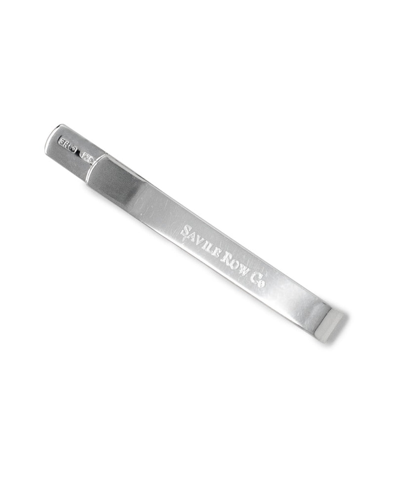 engravable sterling silver tie clip mcp1056sil back
