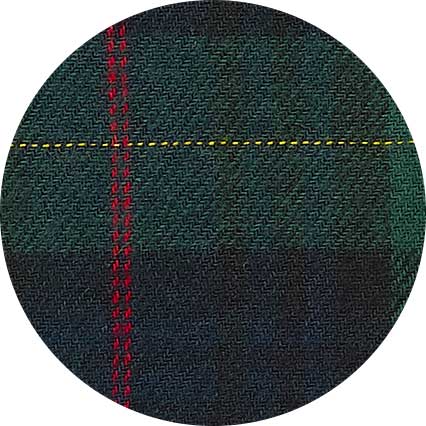 Green Brushed Cotton Twill Window Check Pyjamas