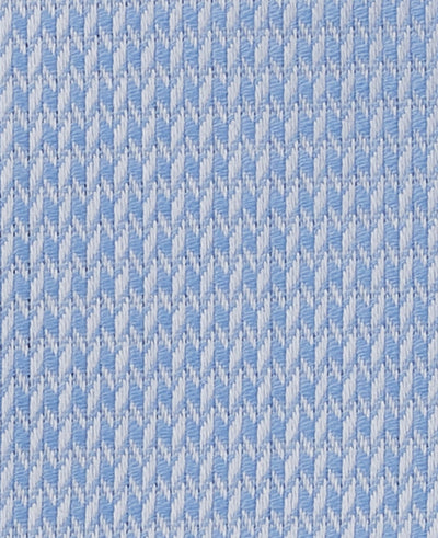 kirk blue dobby made to measure shirt fabric detail