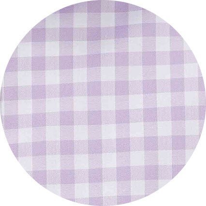 Men's Lilac Cotton Check Classic Fit Formal Shirt With Single Cuffs fabric swatch