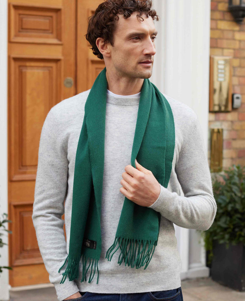 Forest Green Cashmere Scarf