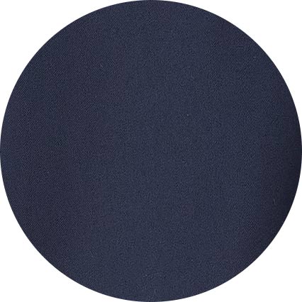 Men's Navy Cotton Twill Classic Fit Smart-Casual Shirt With Single Cuffs fabric swatch