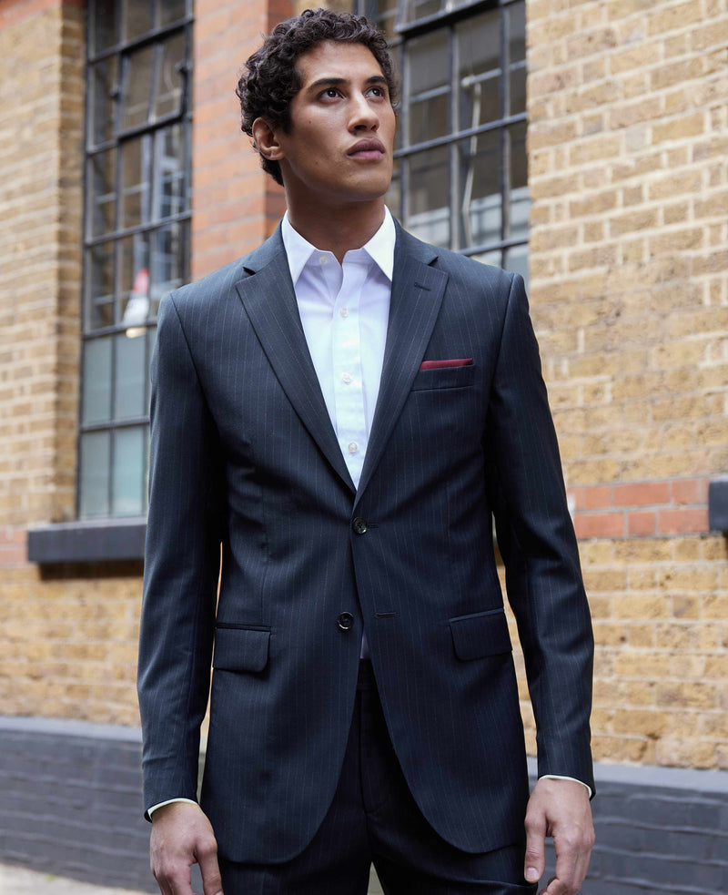 navy stripe tailored suit msuit352nav new model 1