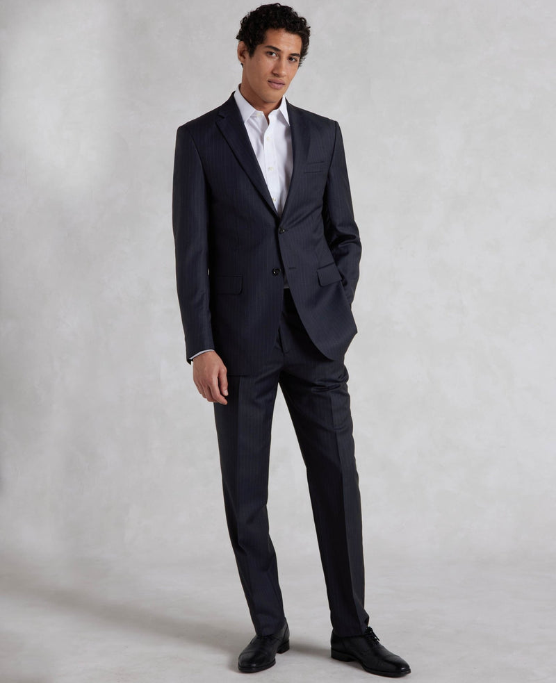 navy stripe tailored suit msuit352nav new model 3