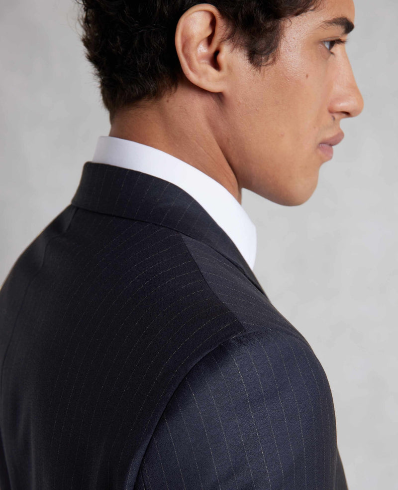 navy stripe tailored suit msuit352nav new model 5