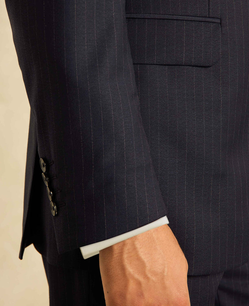 navy stripe tailored suit msuit352nav new model 6