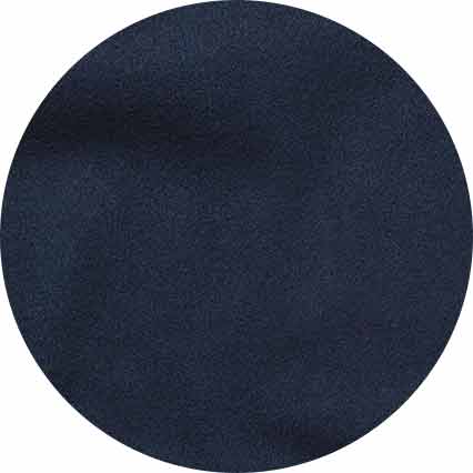 Navy Virgin Wool Fringed Scarf