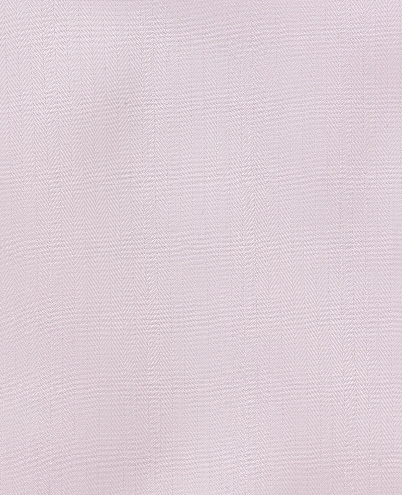 Oliver Pink Herringbone Made To Measure Shirt fabric detail