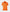 Men's Orange Cotton Pique Short Sleeve Polo Shirt full product shot