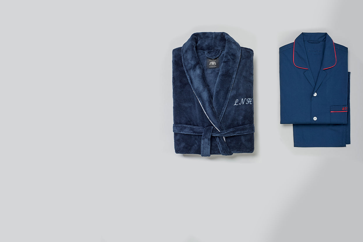 Monogrammed nightwear