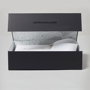 Men's black shirt gift box