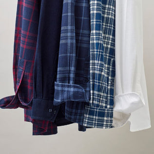 Navy contrast polo