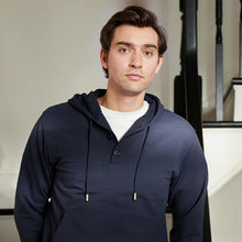 Mens navy hoodie