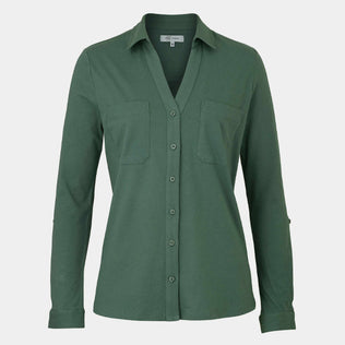 Womens green long sleeved shirt