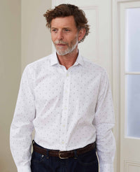 White Printed Shirt
