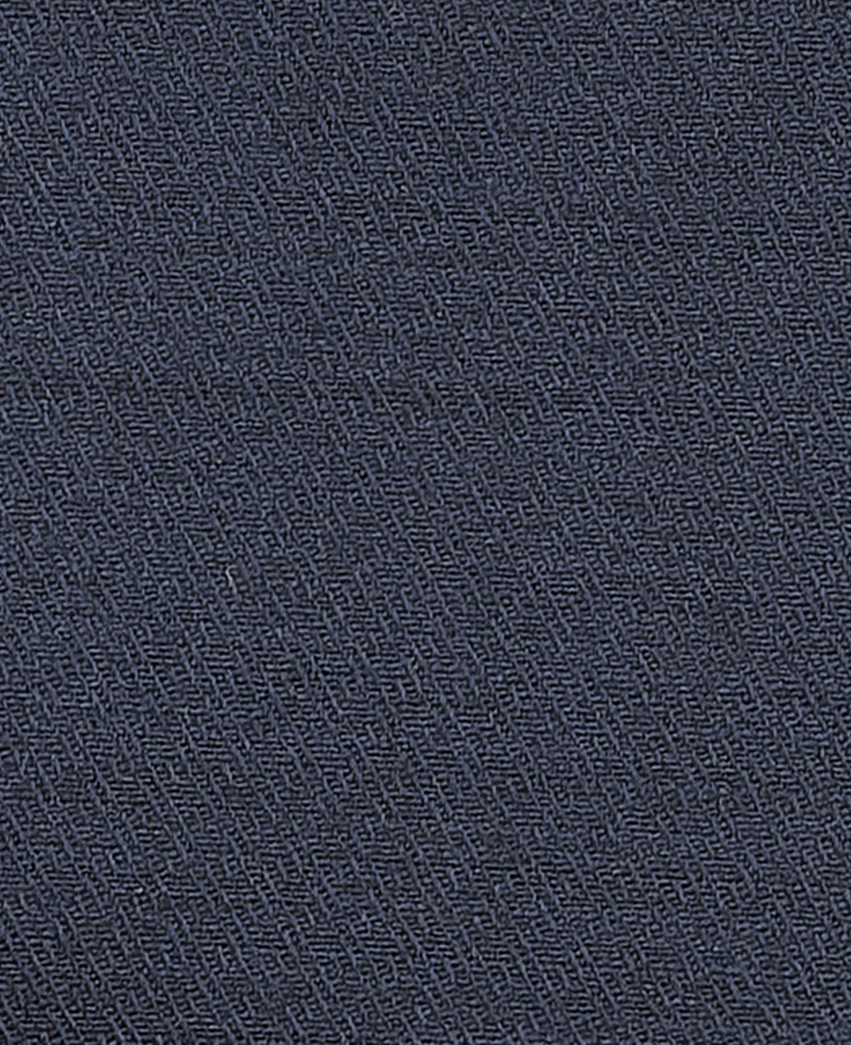 Navy Cotton Dobby Slim Fit Formal Shirt With Paisley Trim - Single Cuff