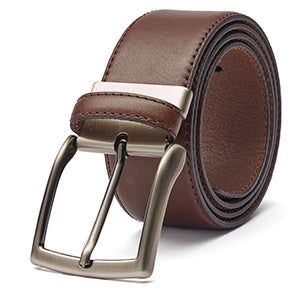 Leather brown belt