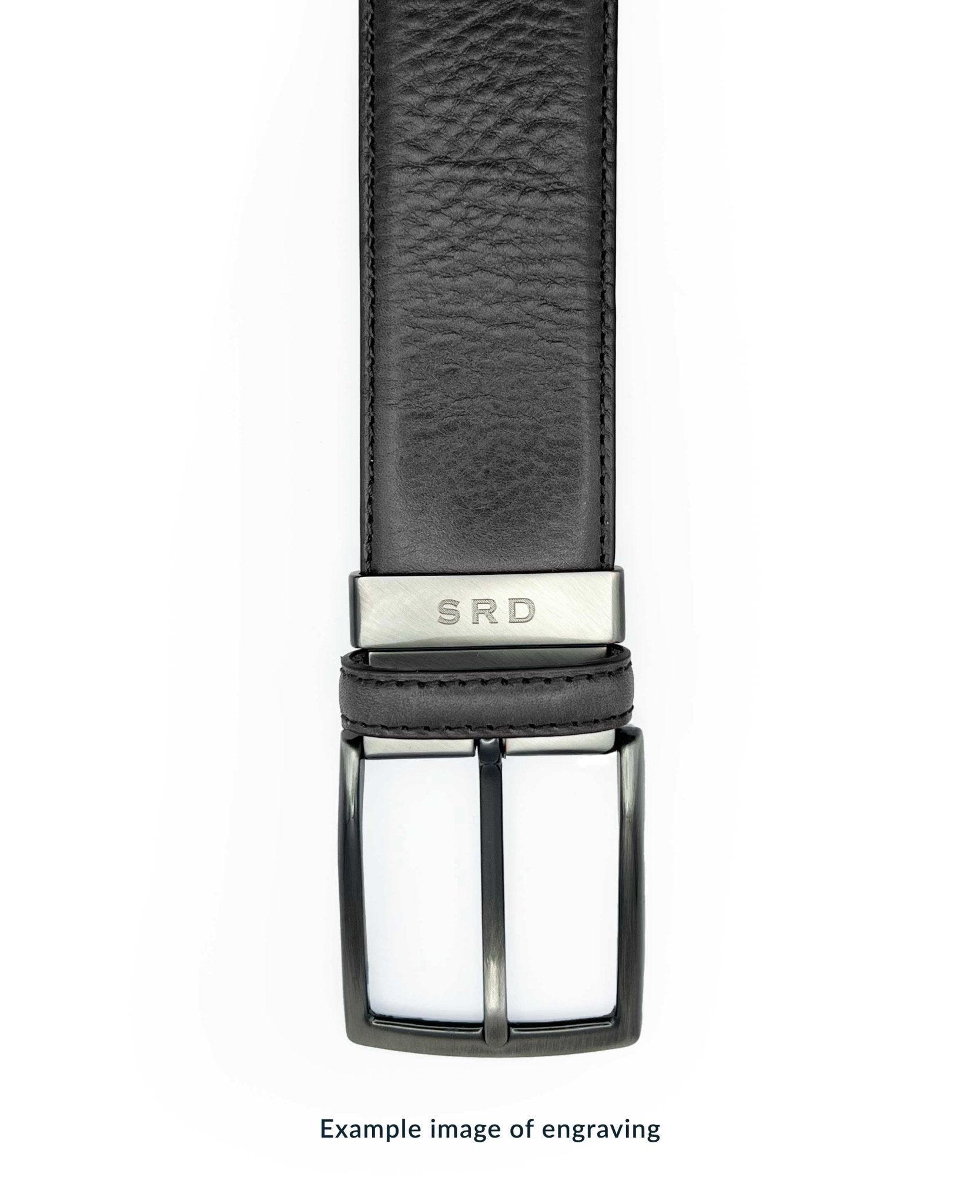 Men's Black Brown Reversible Leather Belt | Savile Row Company