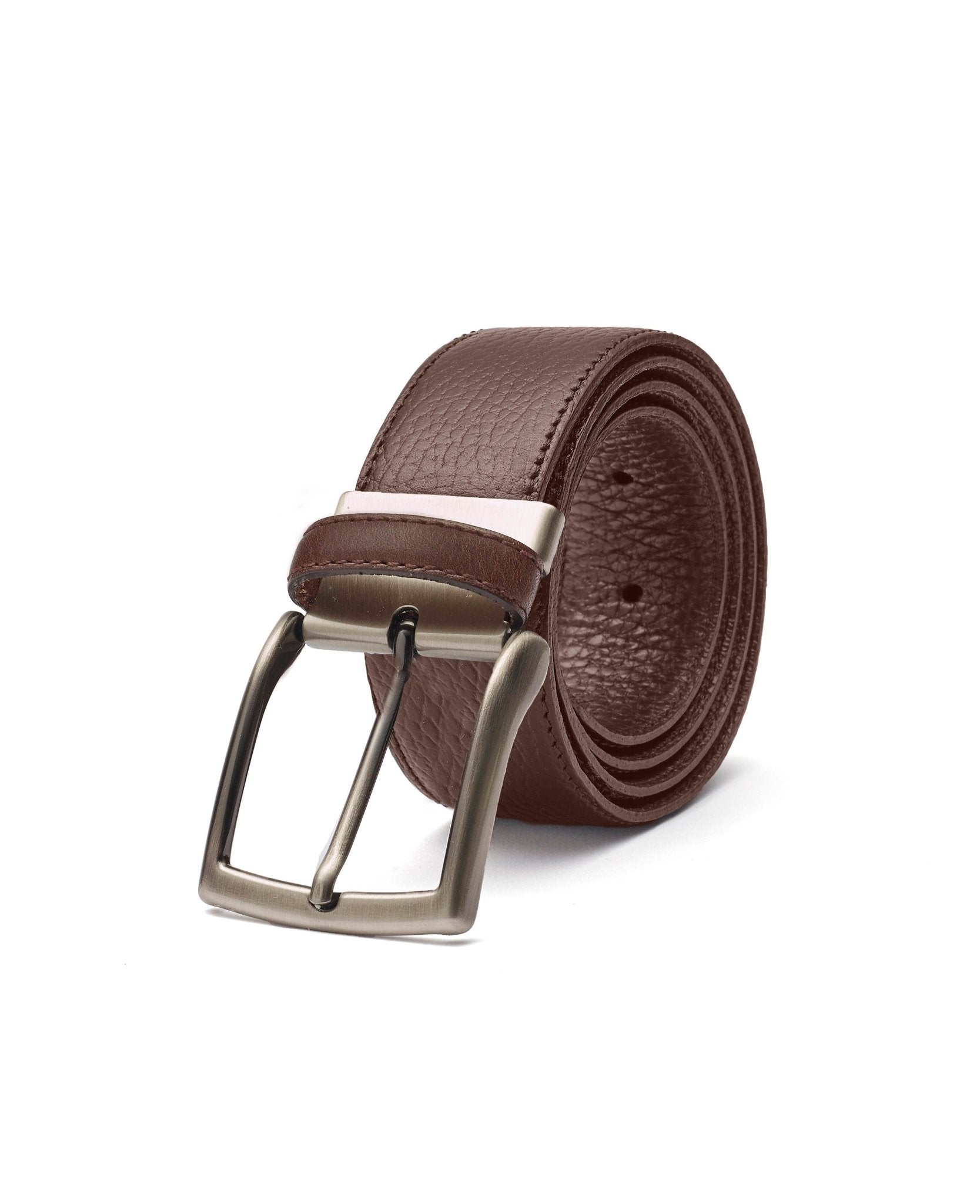 mens leather brown belt