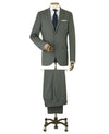 Grey Wool-Blend Tailored Suit