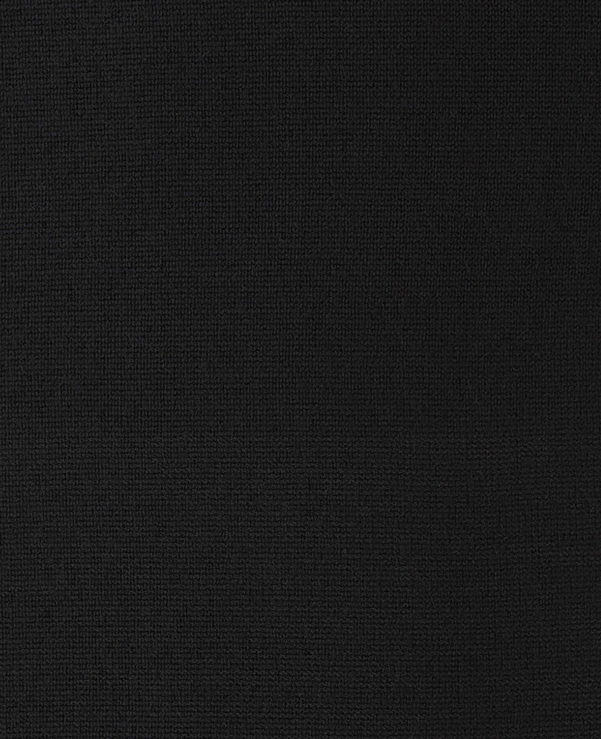Black Merino Wool Quarter Zip Jumper