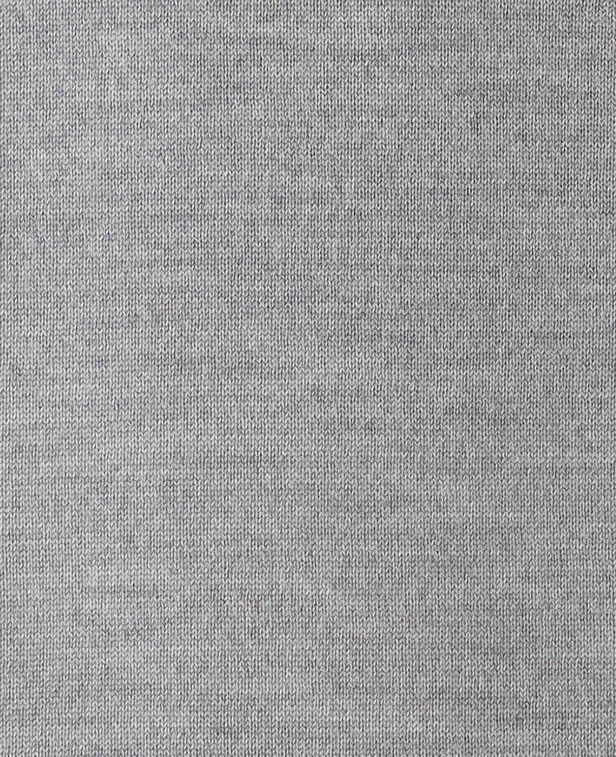 Light Grey Merino Wool Quarter Zip Jumper